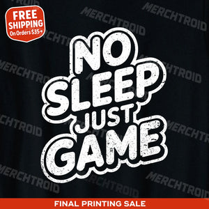 "No Sleep Just Game" ai esport t shirt - product photo 9