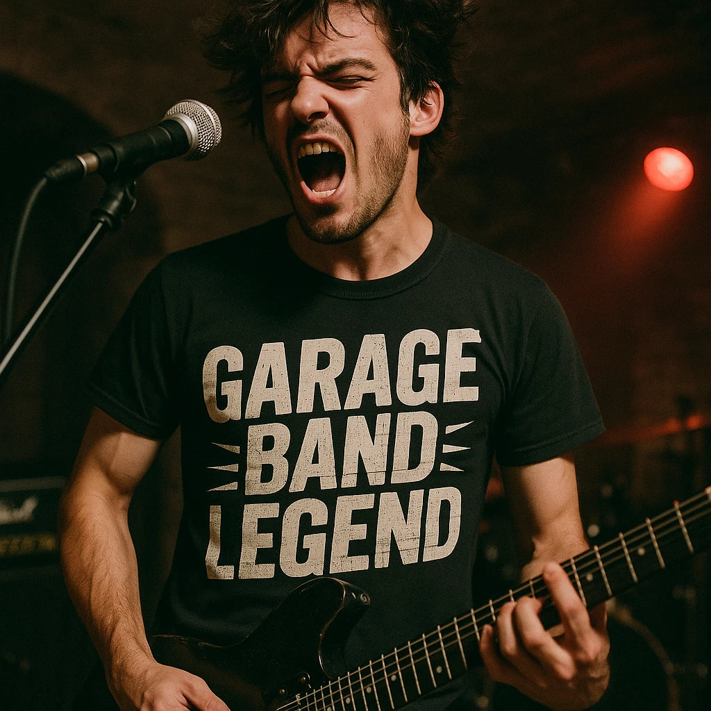 "Garage Band Legend" rock music shirts - product photo 8