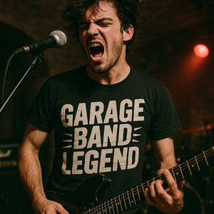 "Garage Band Legend" rock music shirts - product photo 8