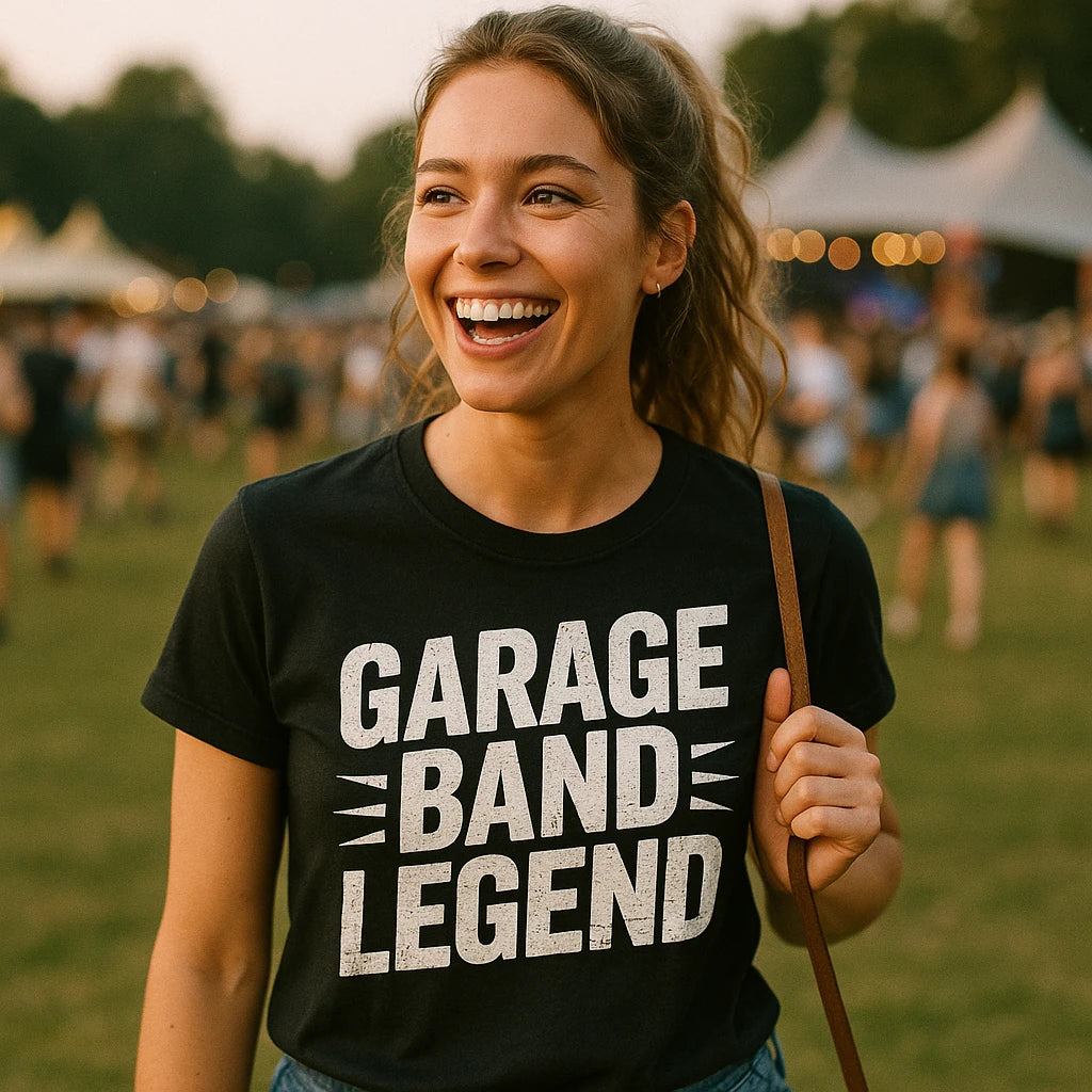 "Garage Band Legend" rock music shirts - product photo 9
