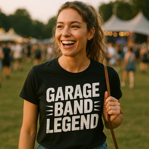"Garage Band Legend" rock music shirts - product photo 9