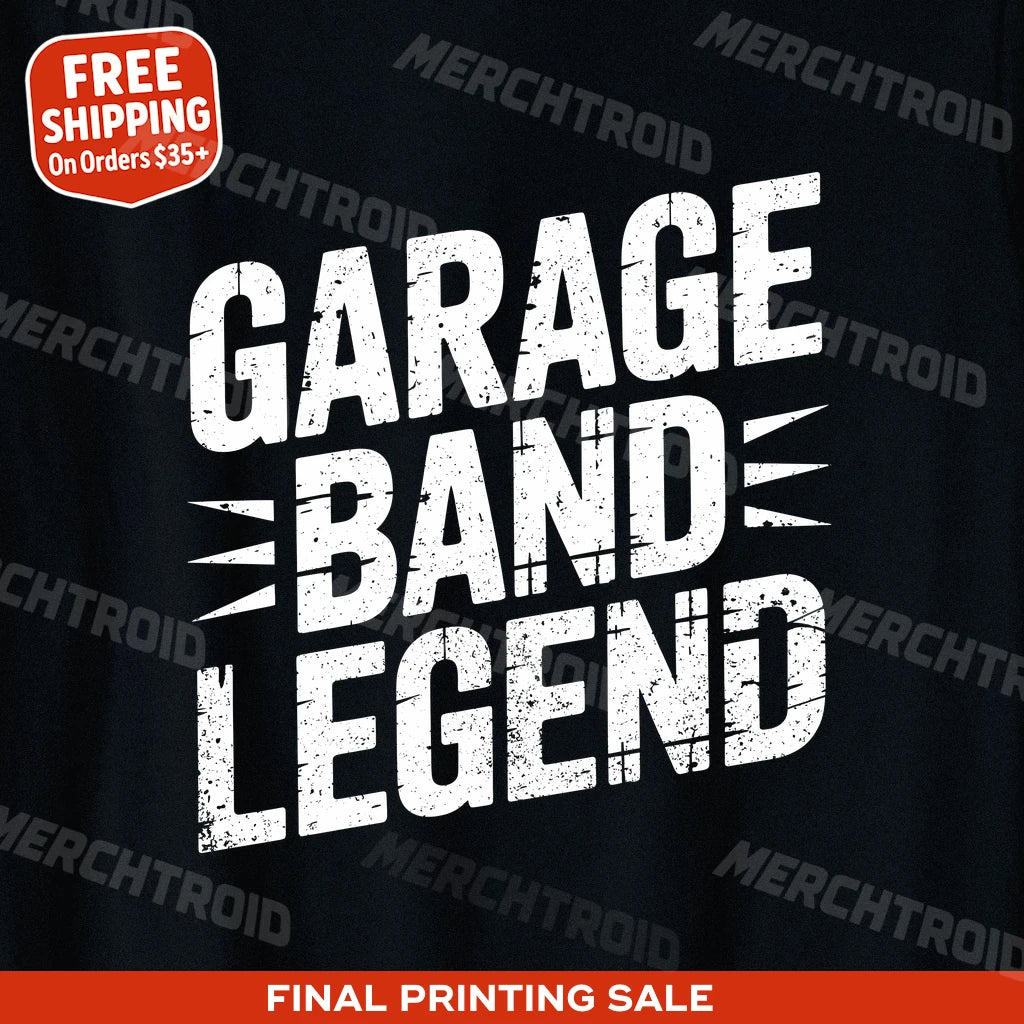 "Garage Band Legend" rock music shirts - product photo 10