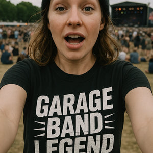 "Garage Band Legend" rock music shirts - product photo 7