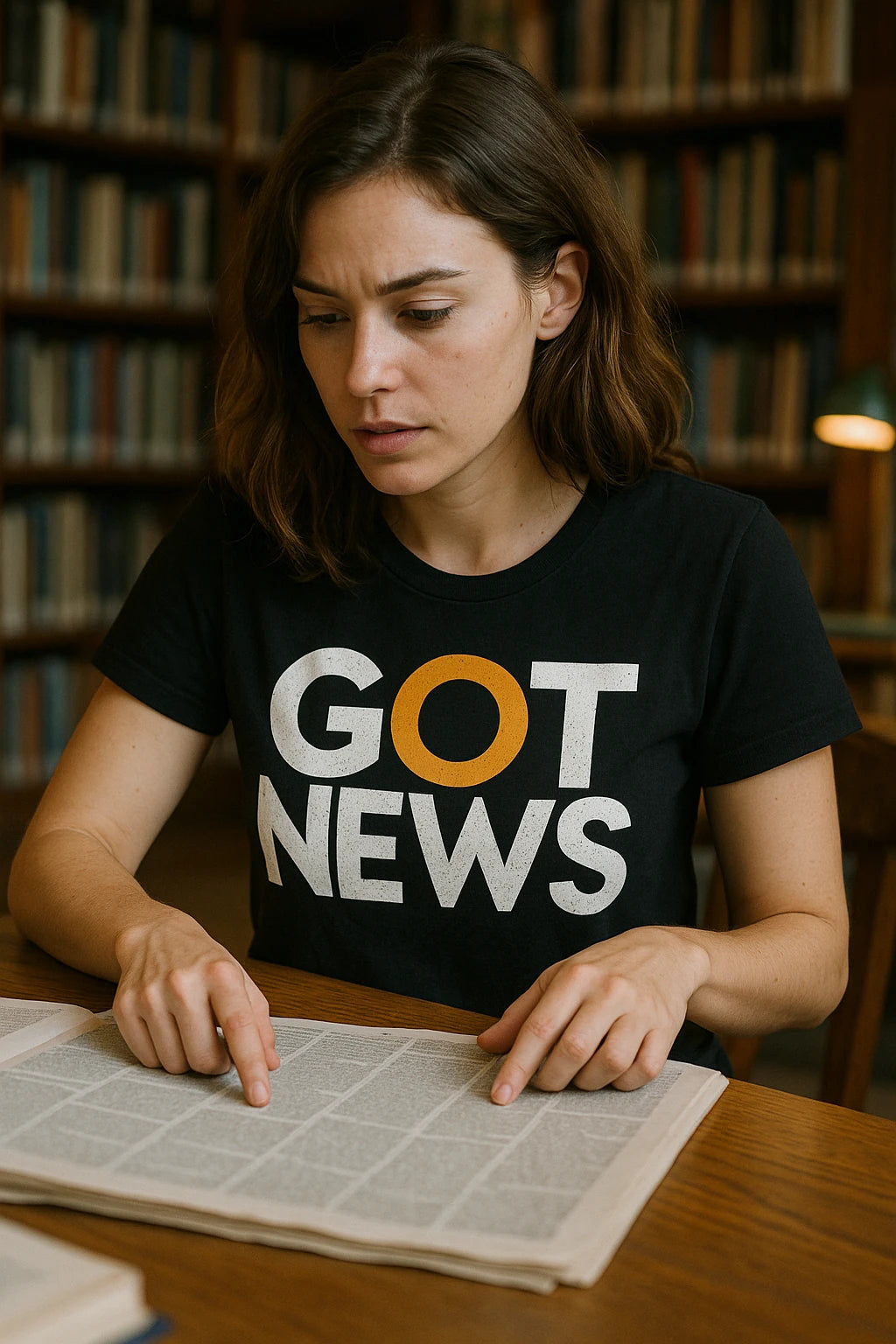 "Got News" black journalist t shirt - a birthday gift for journalist lover