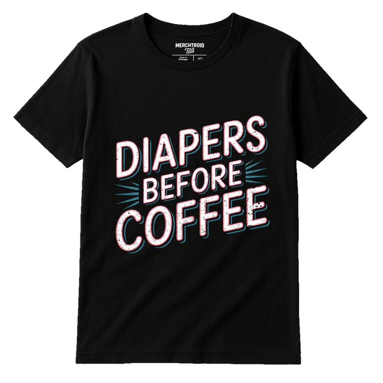 Black New Parents T Shirt - 