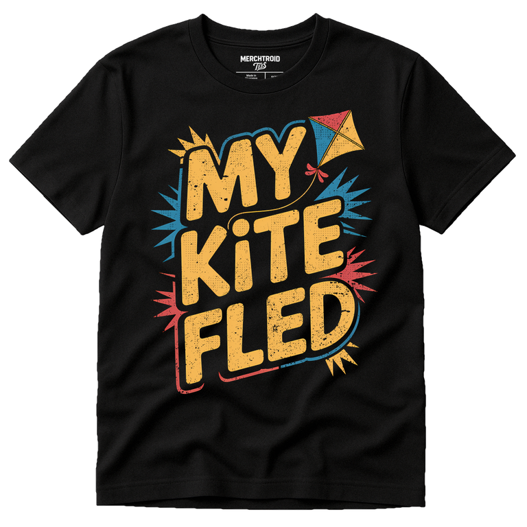Black Kite Flying Shirts - 