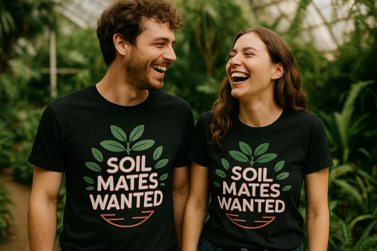 Person wearing the black botany t shirt graphic tee - 