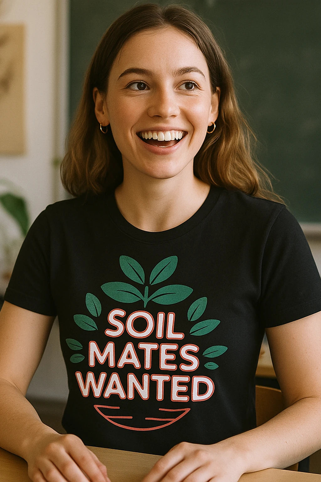 "Soil Mates Wanted" botany t shirt - product photo 7