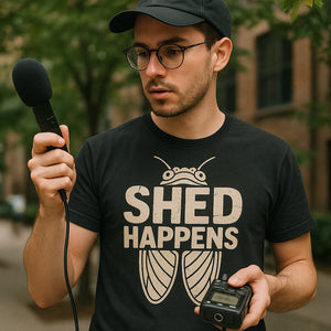 "Shed Happens" cicada t shirt - product photo 8