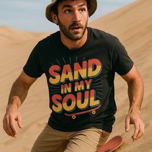 "Sand in My Soul" sandboarding t shirt - product photo 8