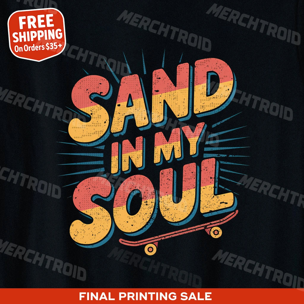 "Sand in My Soul" sandboarding t shirt - product photo 10