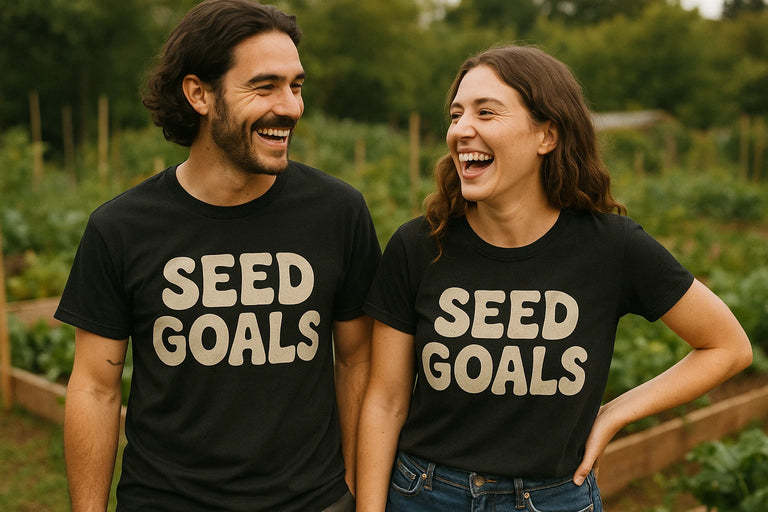 Person wearing the black gardening t shirts funny graphic tee - 