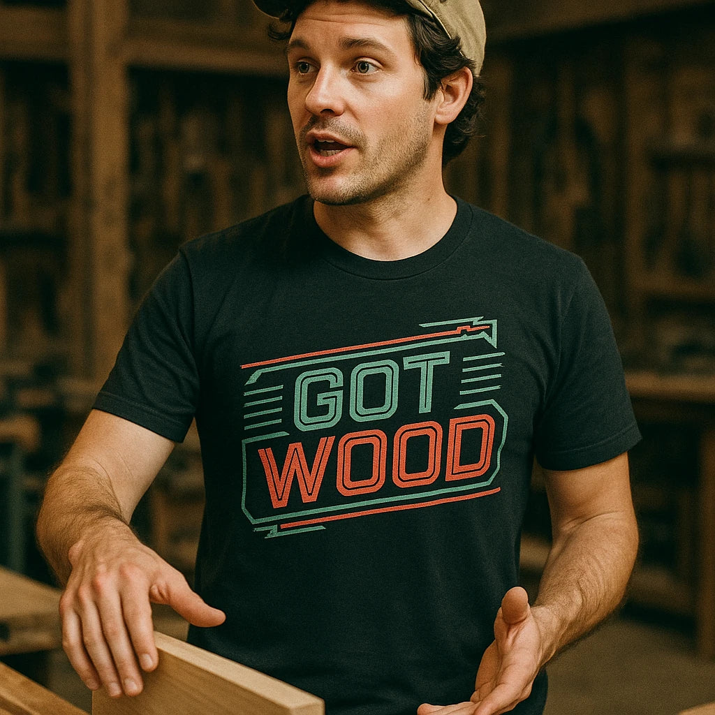 "Got Wood" carpentry t shirt - product photo 8
