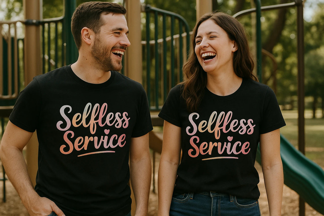 SELFLESS SERVICE | Mom_Life Design - Fun Group Landscape