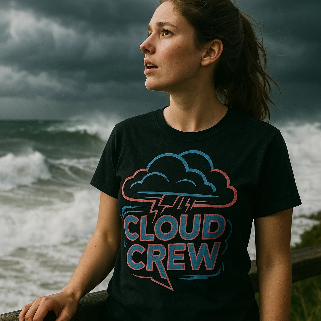 "Cloud Crew" storms t shirt - product photo 8