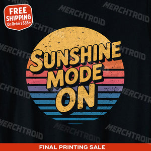 "Sunshine Mode On" growth mindset t shirt - product photo 9