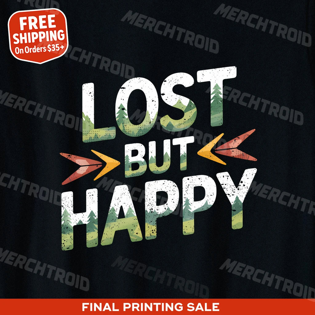 "Lost But Happy" trekking shirts mens - product photo 9