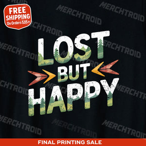 "Lost But Happy" trekking shirts mens - product photo 9