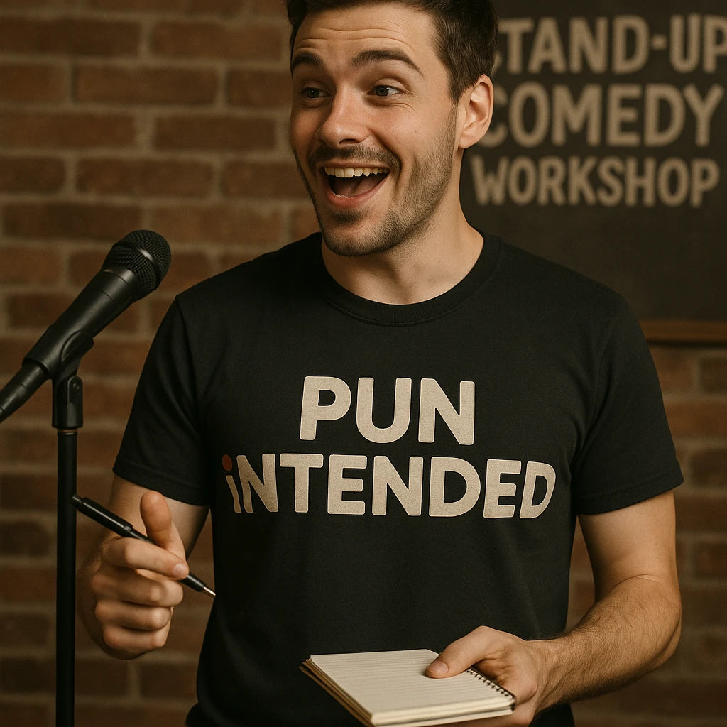 "Pun Intended" comedy shirts - product photo 8