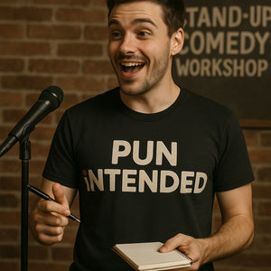 "Pun Intended" comedy shirts - product photo 8