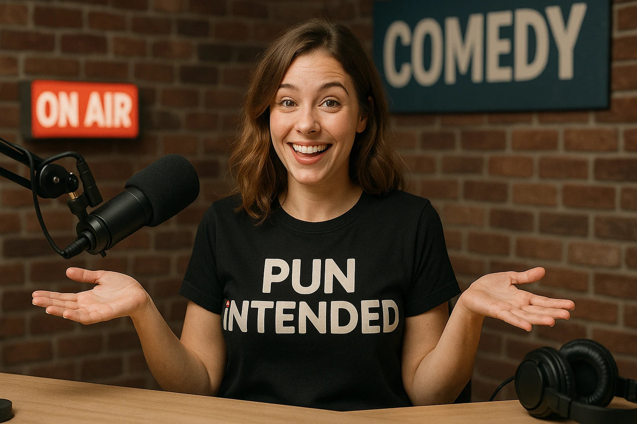 PUN INTENDED | Comedy Design - Landscape Banner