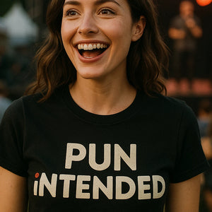 "Pun Intended" comedy shirts - product photo 7