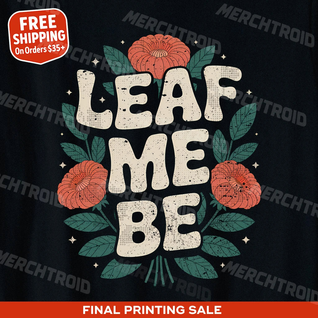 "Leaf Me Be" florist shirts - product photo 9