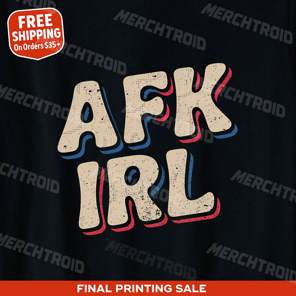 "Afk Irl" esports tshirt design - product photo 9