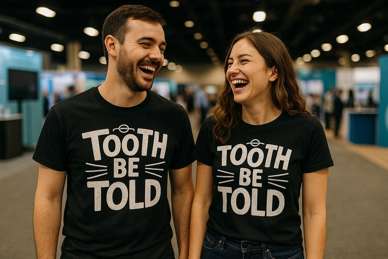 Person wearing the black dentist t shirt graphic tee - 