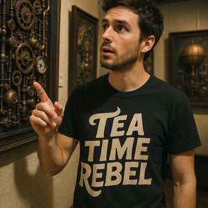 "Tea Time Rebel" steampunk shirts - product photo 8