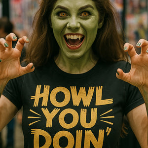 "Howl You Doin" monster shirts - product photo 7