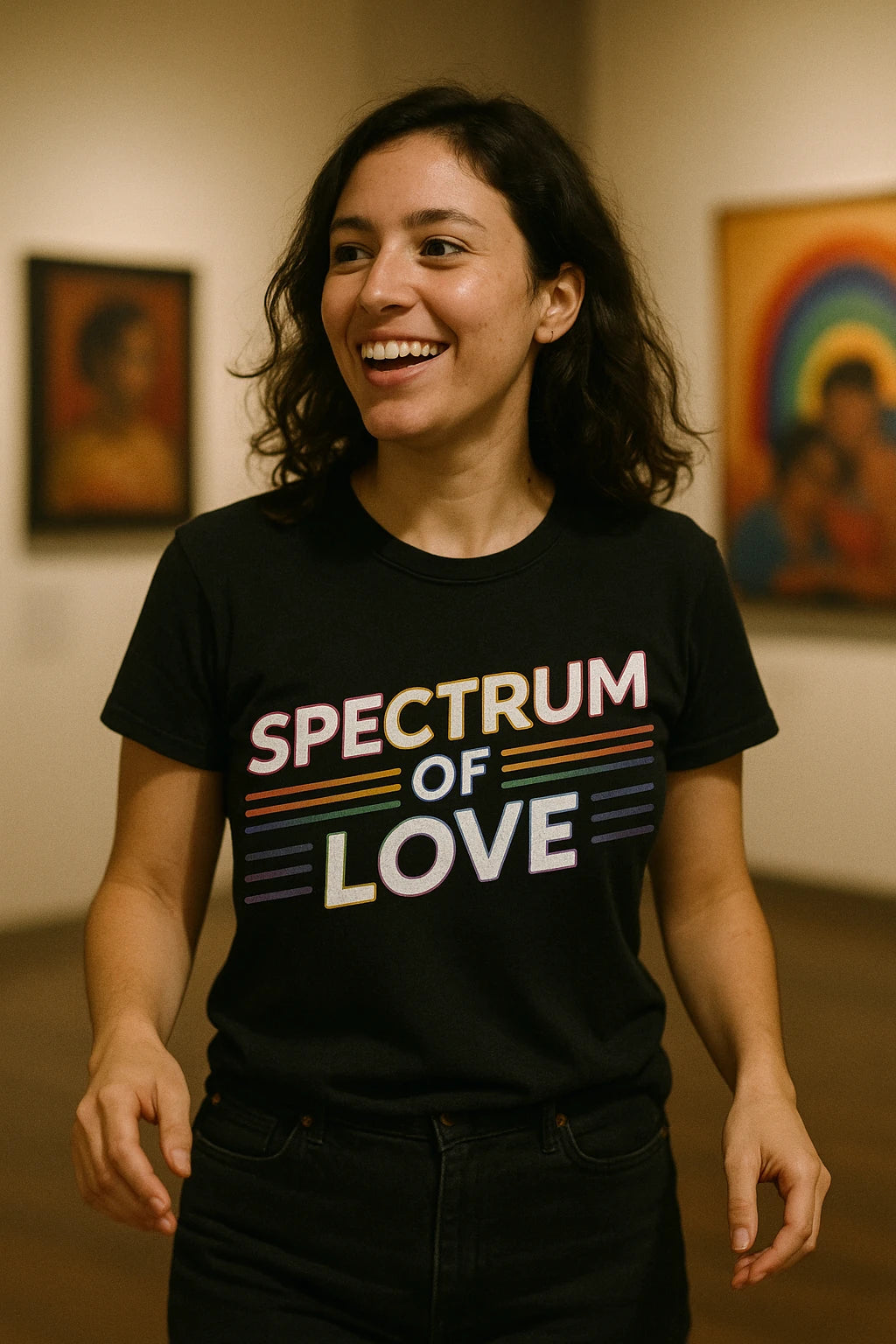 "Spectrum of Love" pride shirts that benefit lgbtq - product photo 6