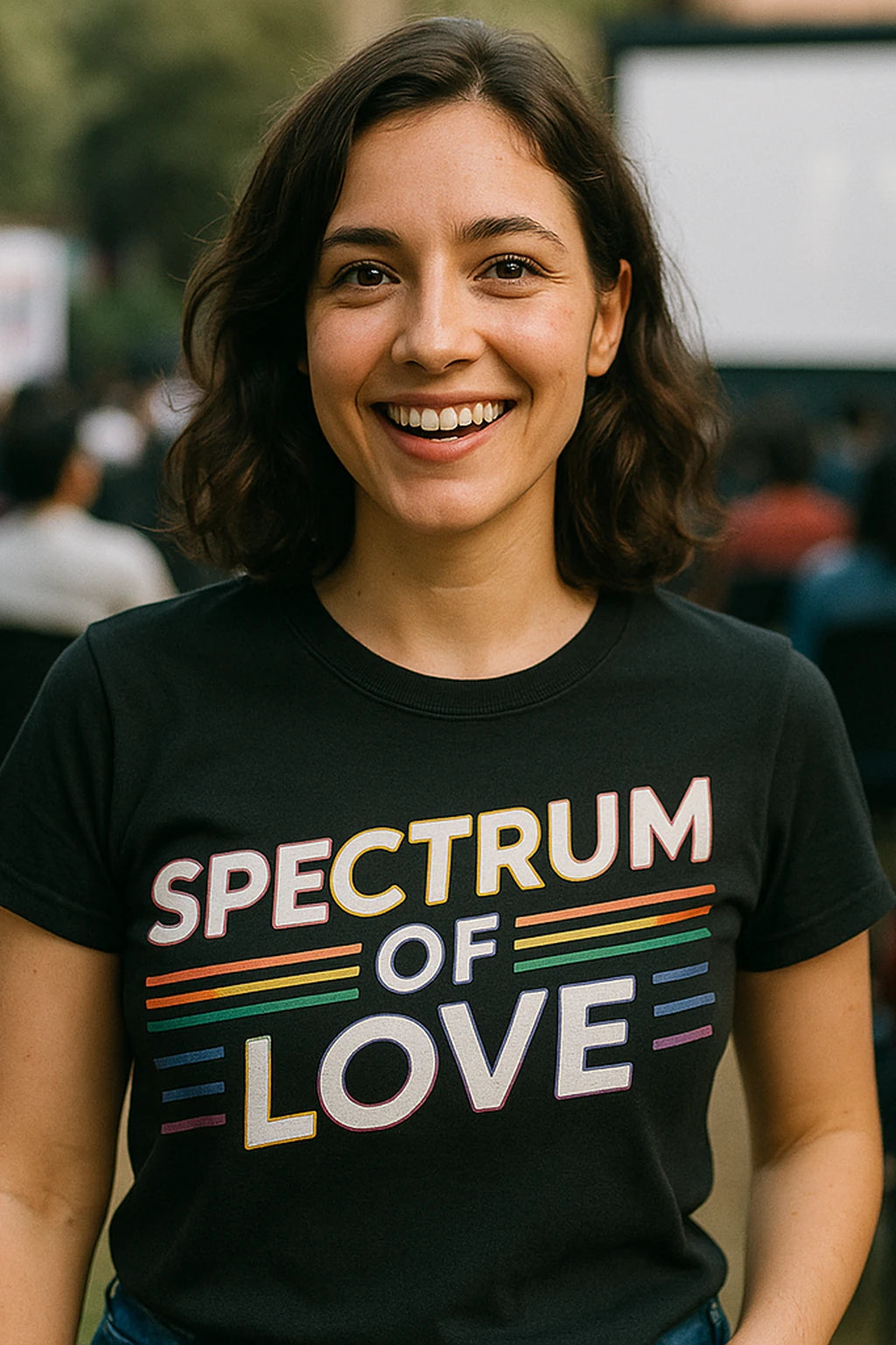 "Spectrum of Love" pride shirts that benefit lgbtq - product photo 7