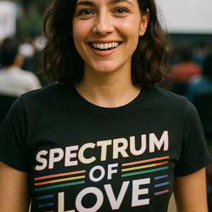 "Spectrum of Love" pride shirts that benefit lgbtq - product photo 7