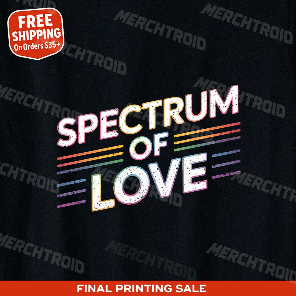 "Spectrum of Love" pride shirts that benefit lgbtq - product photo 9