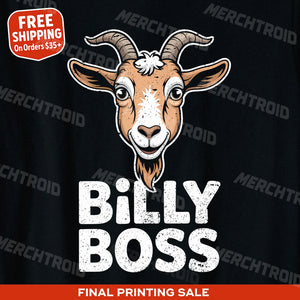 "Billy Boss" i love goats t shirt - product photo 9