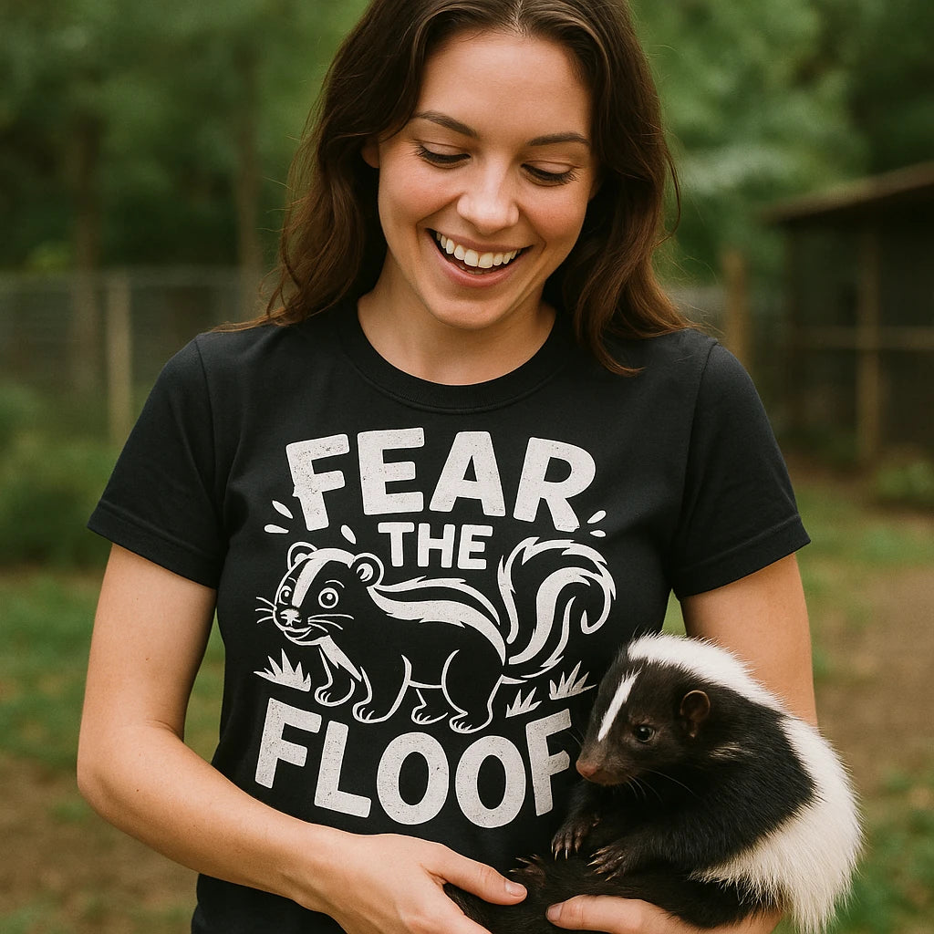 "Fear the Floof" skunks t shirt - product photo 9