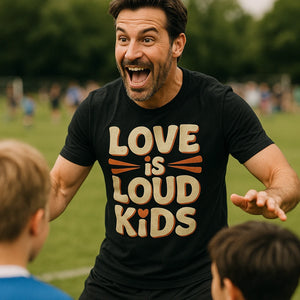 "Love Is Loud Kids" family life t shirt - product photo 8