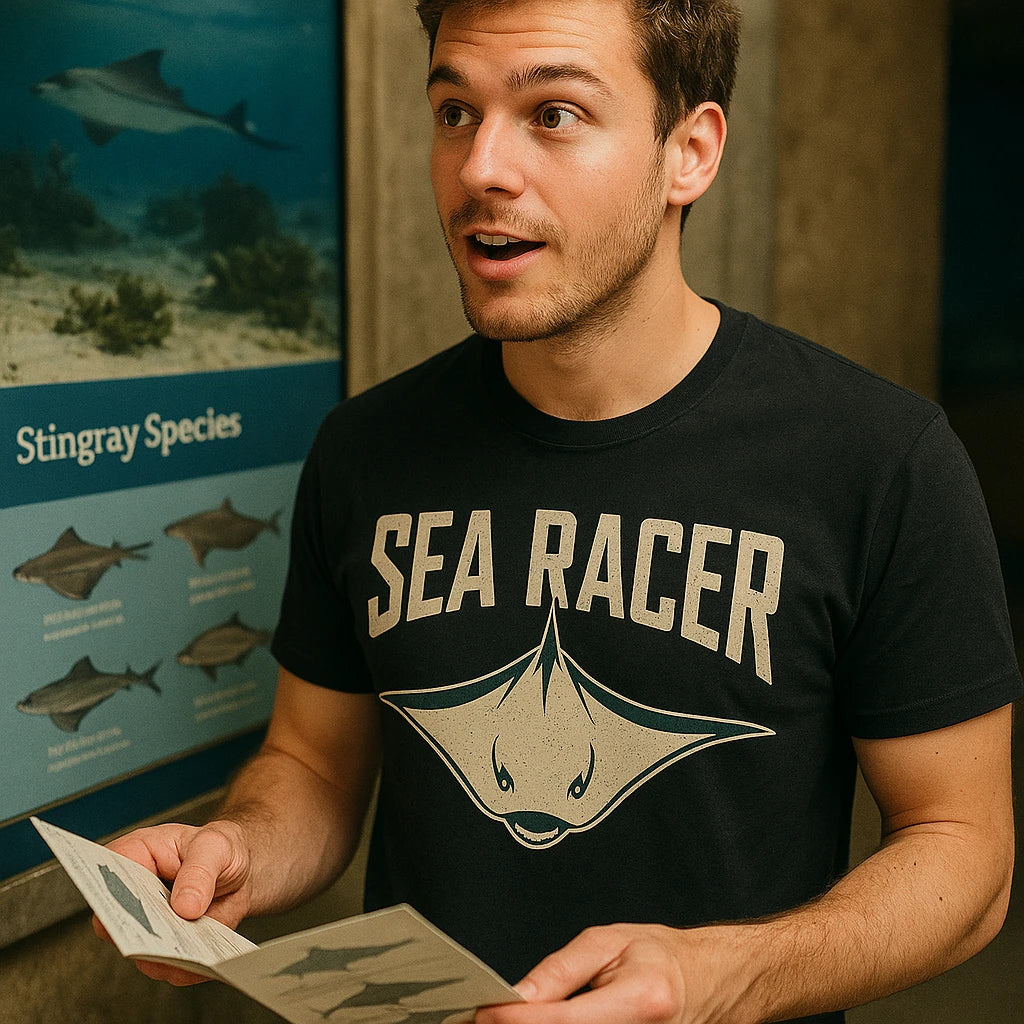 "Sea Racer" stingray shirts - product photo 8