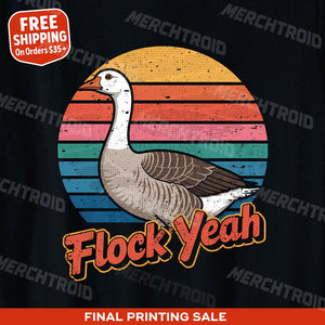 "Flock Yeah" geese t shirt - product photo 10