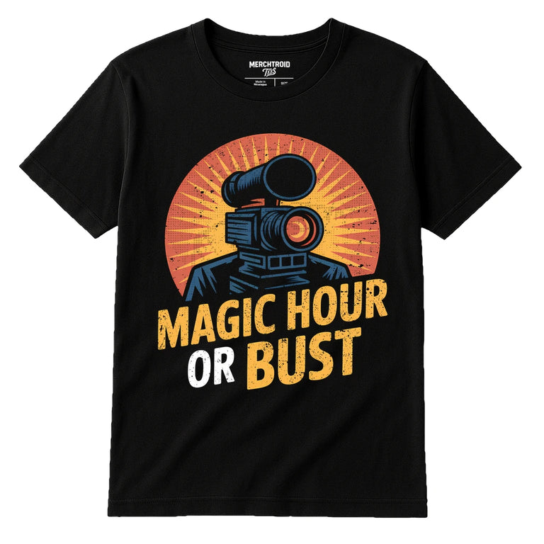 Black Film Director T Shirt - 