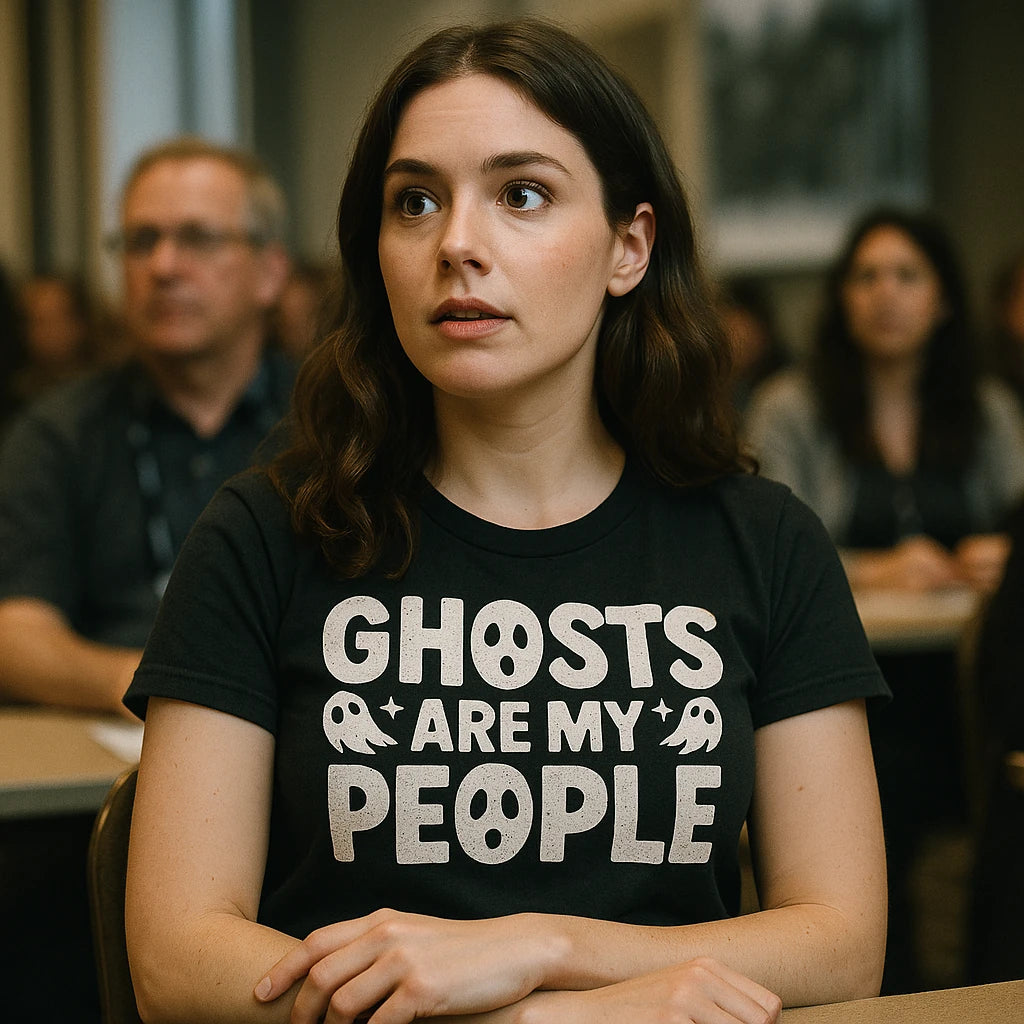 "Ghosts Are My People" paranormal shirts - product photo 9
