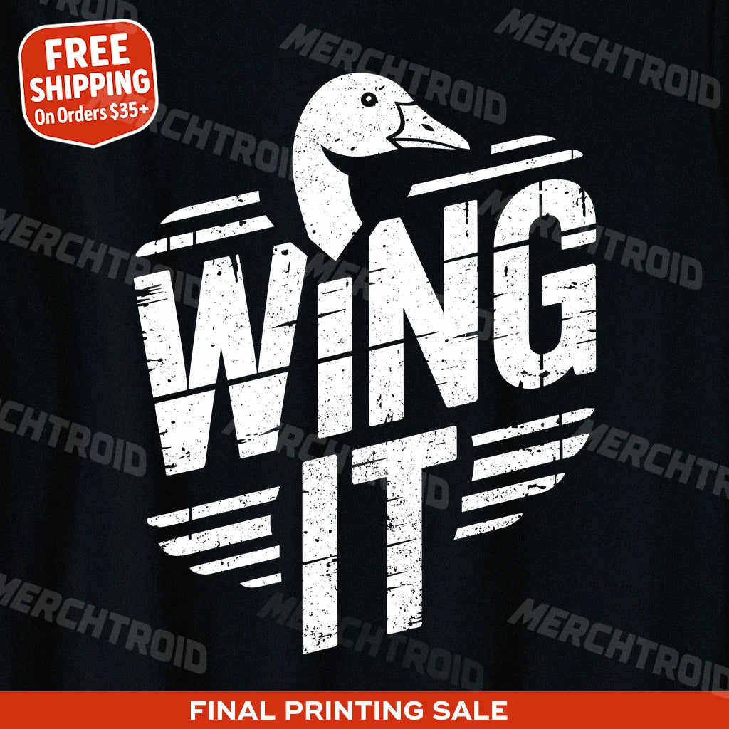 "Wing It" geese t shirt - product photo 10