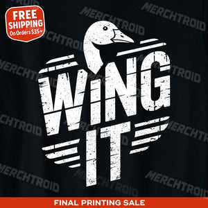 "Wing It" geese t shirt - product photo 10