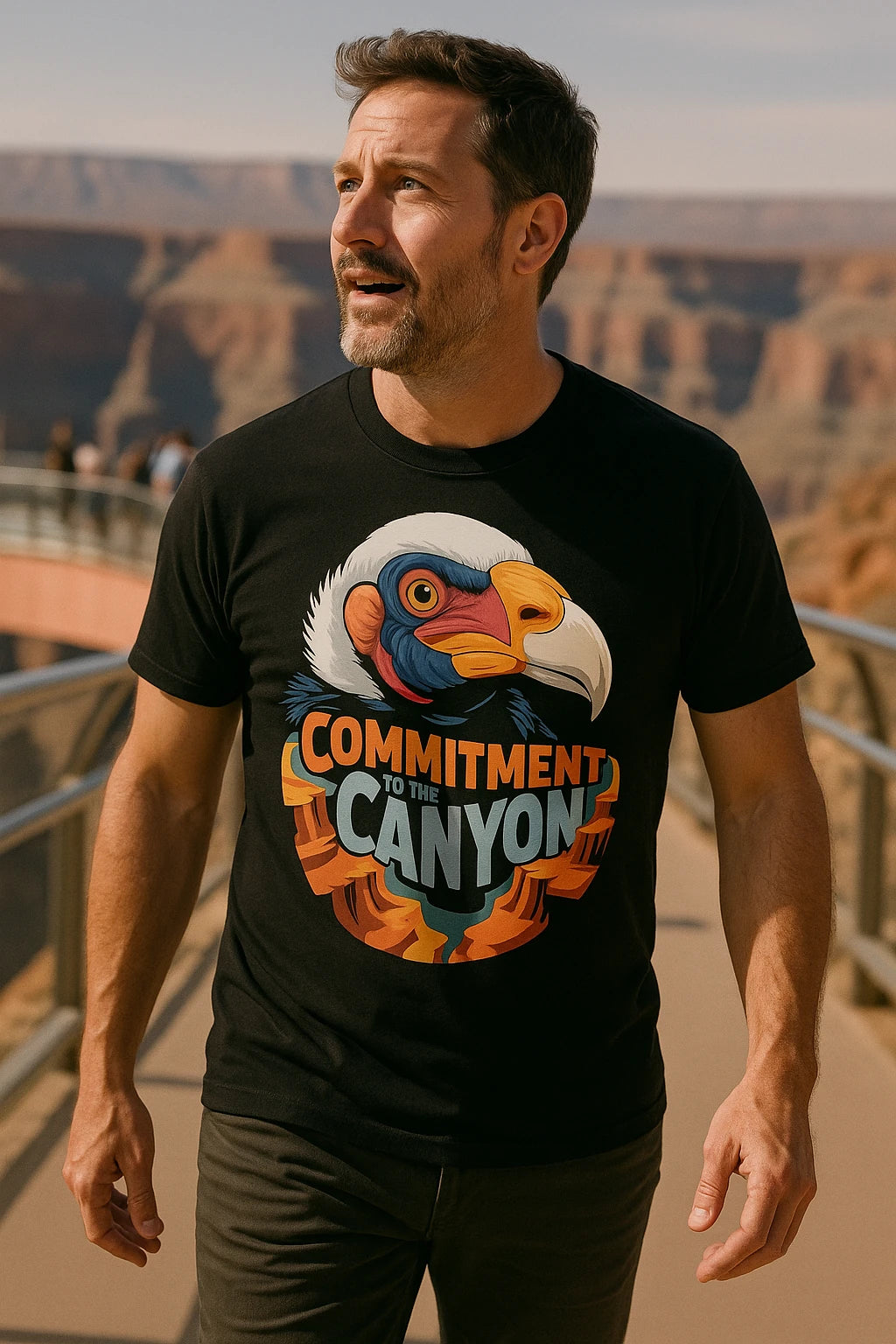 "Commitment To the Canyon" black the grand canyon shirts - a birthday gift for the grand canyon lover
