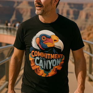 "Commitment To the Canyon" black the grand canyon shirts - a birthday gift for the grand canyon lover