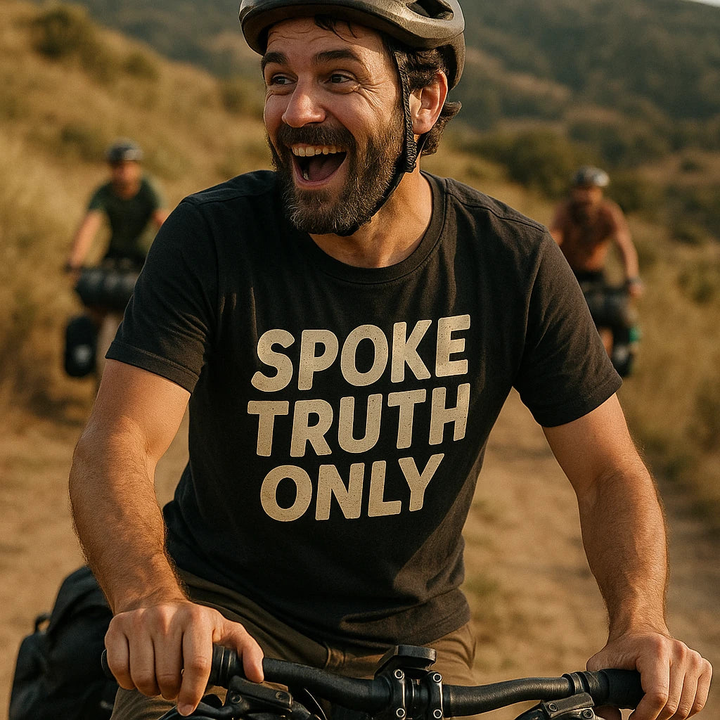 "Spoke Truth Only" bicycle shirts - product photo 8