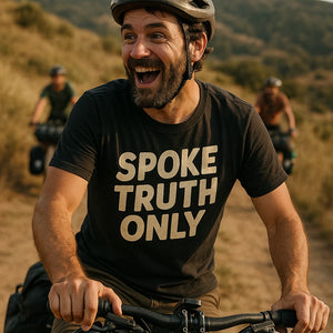 "Spoke Truth Only" bicycle shirts - product photo 8