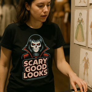 "Scary Good Looks" t shirt halloween costumes - product photo 6