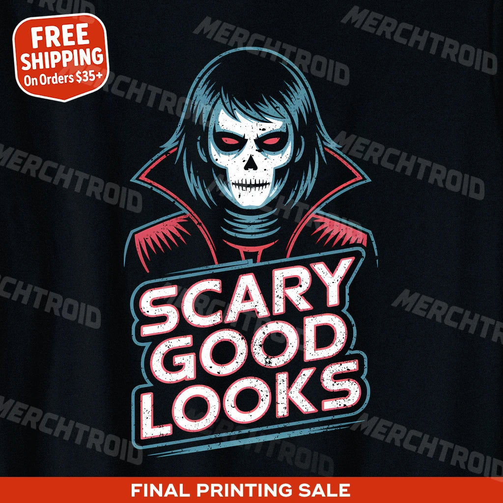 "Scary Good Looks" t shirt halloween costumes - product photo 9